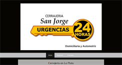 Desktop Screenshot of cerrajeria-sanjorge.com