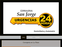 Tablet Screenshot of cerrajeria-sanjorge.com